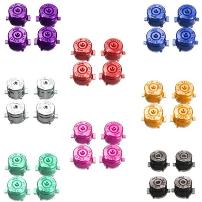 Металлическая кнопка ABXY джойстик шапки запасная часть sony Playstation Dualshock 3 4 PS3 PS4 DS4