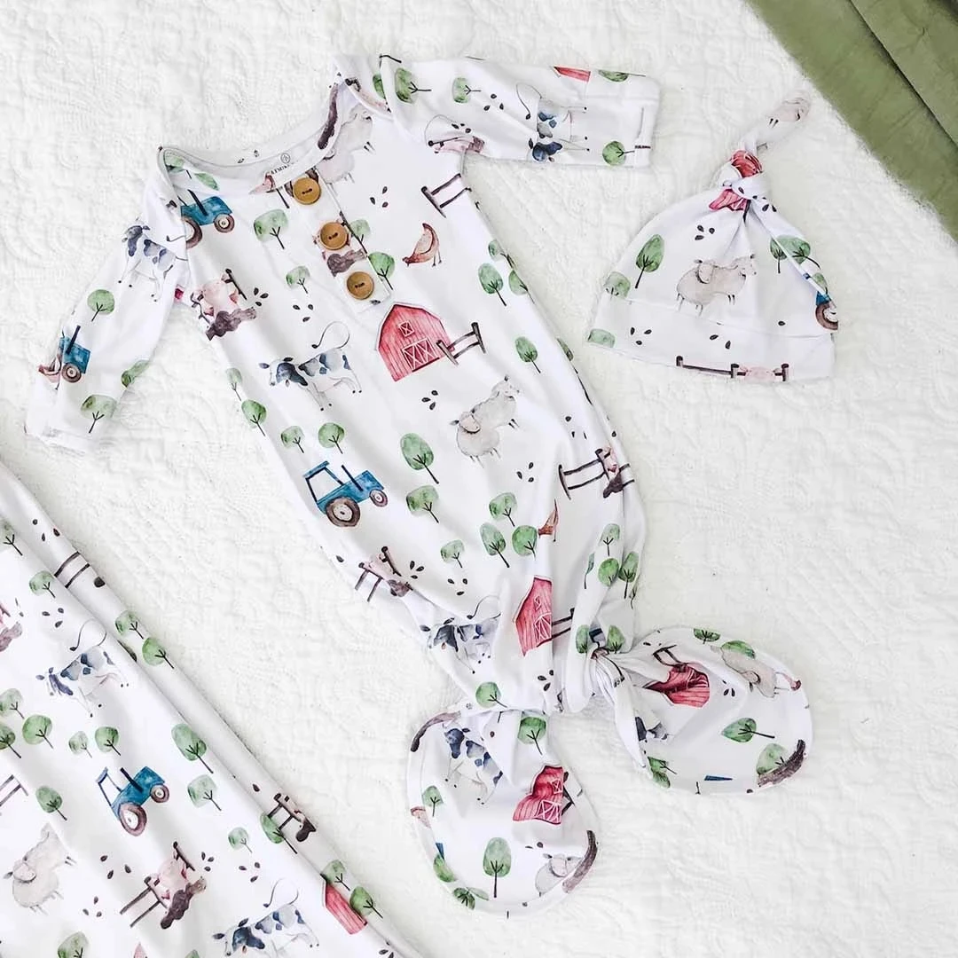 Baby Boys Girls Blanket Wrap Cotton Soft Baby Swaddle Sleeping Bag for 0-3 Months Newborns Bedding Infant Receiving Blanket