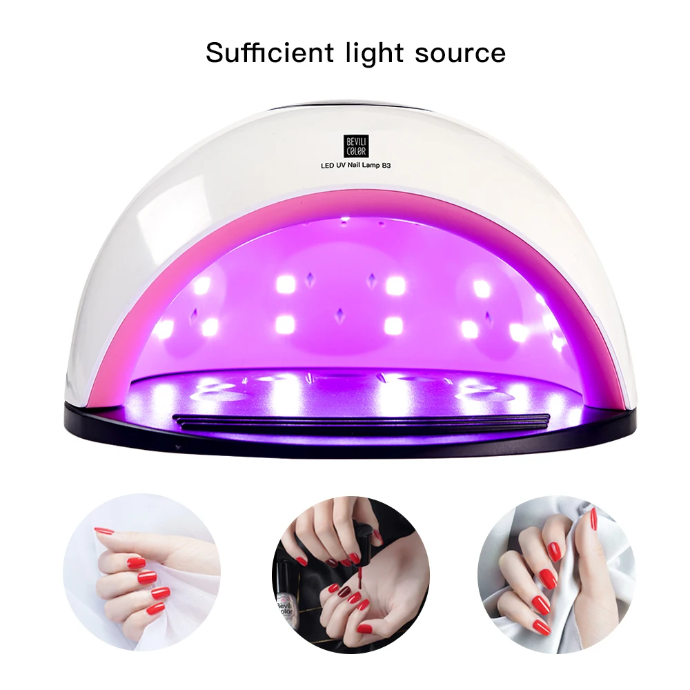 Новое поступление 80 Вт Светодиодный УФ-светильник для сушки ногтей салонная лампа для отверждения гелей для ногтей салонная маникюрная машина Сушилка для ногтей