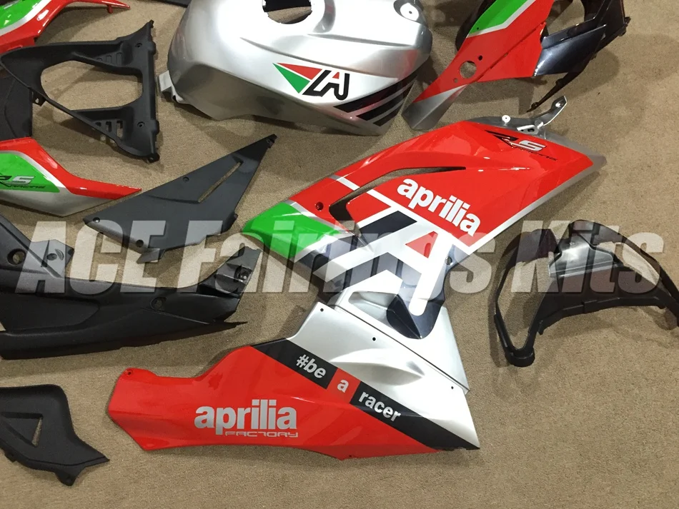 ABS литья под давлением обтекатель комплект подходит для Aprilia RS125 06 07 08 09 10 11 RS4 РСВ 125 2006-2011 Обтекатели красное серебро зеленый