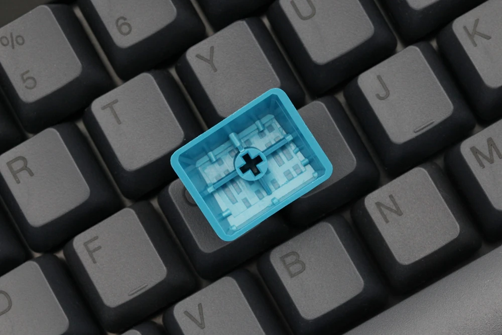 Taihao abs двойные колпачки для diy игровой механической клавиатуры цвет синий серый 104