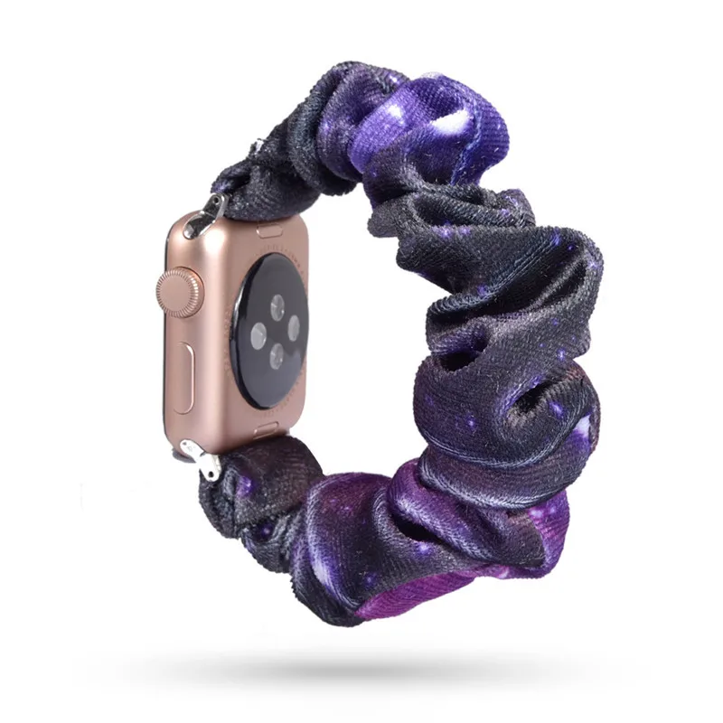 Браслет обтянутая тканью Эластичная лента для наручных часов Apple Watch серии 1/2/3/4/5 38