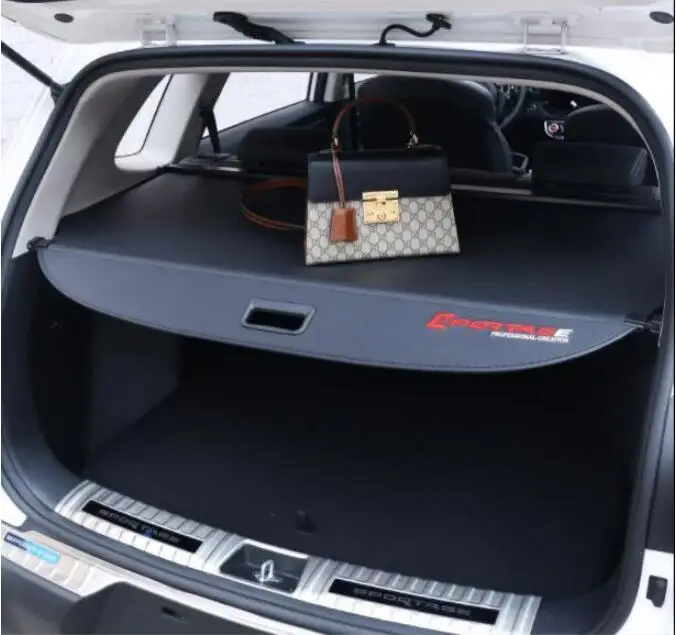 Для Kia Sportager задняя полка посылки материал крышки багажника занавес задний занавес выдвижной разделитель задние стойки A new generati