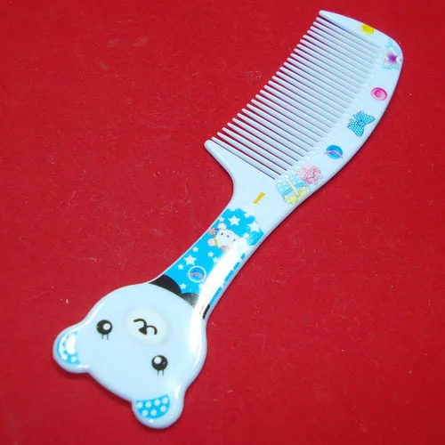 

E039d Cartoon Handle Flower Stickers Comb + Comb Yiwu Department Commodity Supply Binary Shop