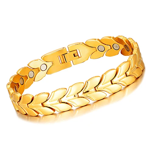 LA FERANI Luxury Magnetic Bracelet - 316L Stainless Steel Chain Bangle In Silver/Gold - Unisex 21cm 4 thumbnail image