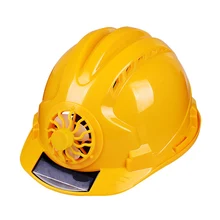 New Hot Solar Fan Working Helmet Adjustable Ventilation Sunscreen Waterproof Architecture Worker Cap