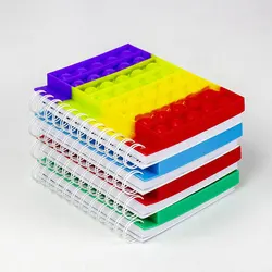 Pop cuadernos con forro de 50 páginas para niños, libreta sensorial con almohadilla de escritura, libro de escritura escolar, suministros educativos