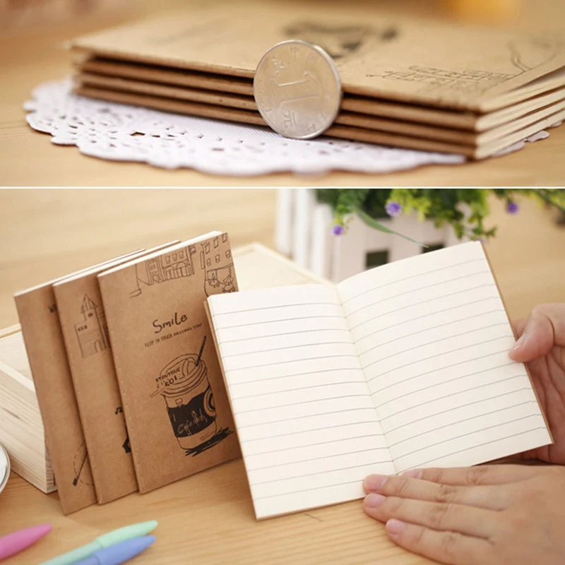 

Craft Paper Notepad Student Notebook Office School Gifts Supplies Writing Pads Random Design
