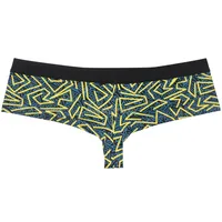 4PCS Mens Flowery Bulge Boxer Underwear Shiny 1/2 Coverage Cheeky Pouch Trunks Hot Bikini Boxers Shorts 2