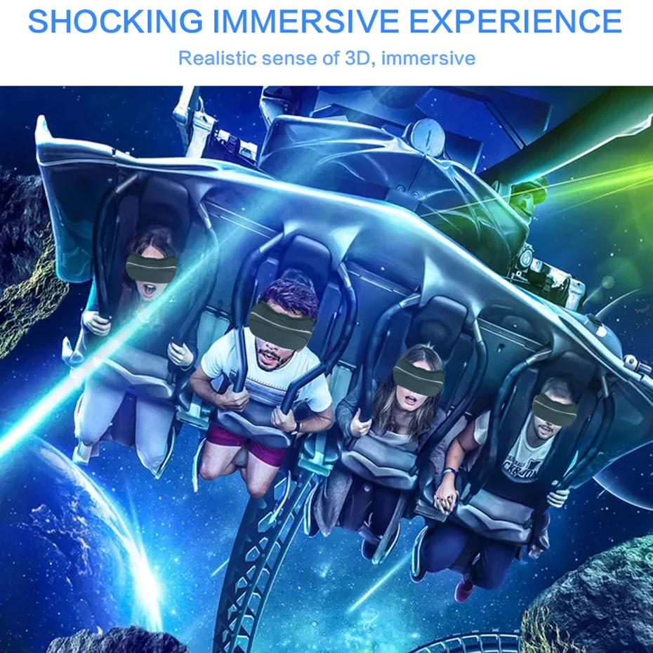 Smart Virtual Reality Head Mount 2560*1440 HD Screen All in One VR Glasses 3D WIFI Private Theater