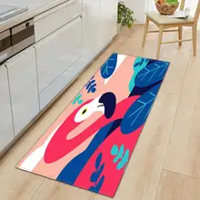 Фламинго, напольный коврик, длинный ворс, нескользящий пушистый коврик, современный ковер, коврик для ресторана, дома, спальни, ковер, напольный коврик