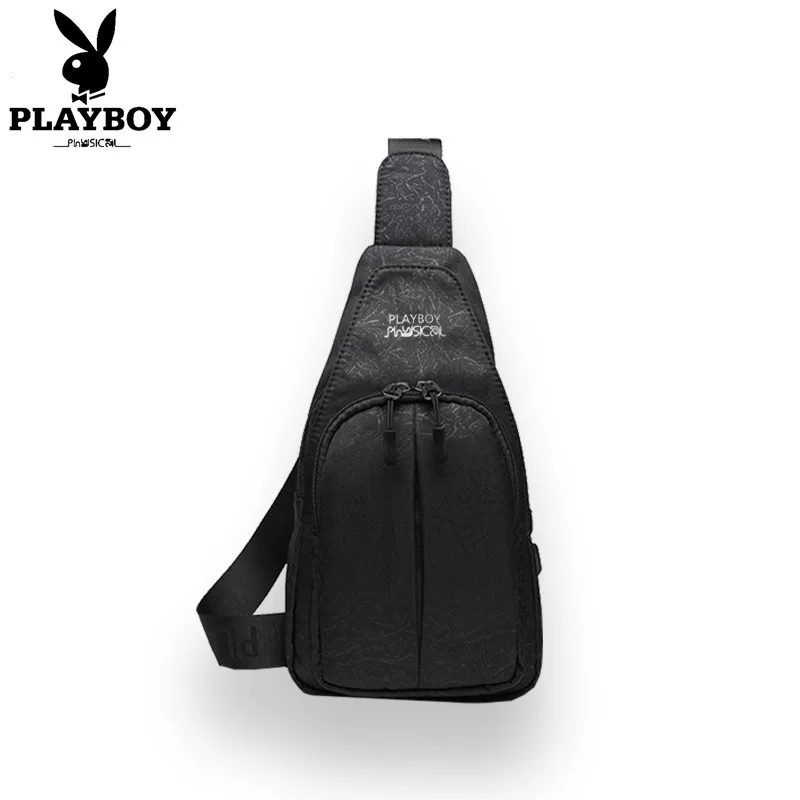 

PLAYBOY Men Chest Pack 2019 New Style Korean-style Fashion Casual Shoulder Bag Youth Versatile Waterproof Men's Bag