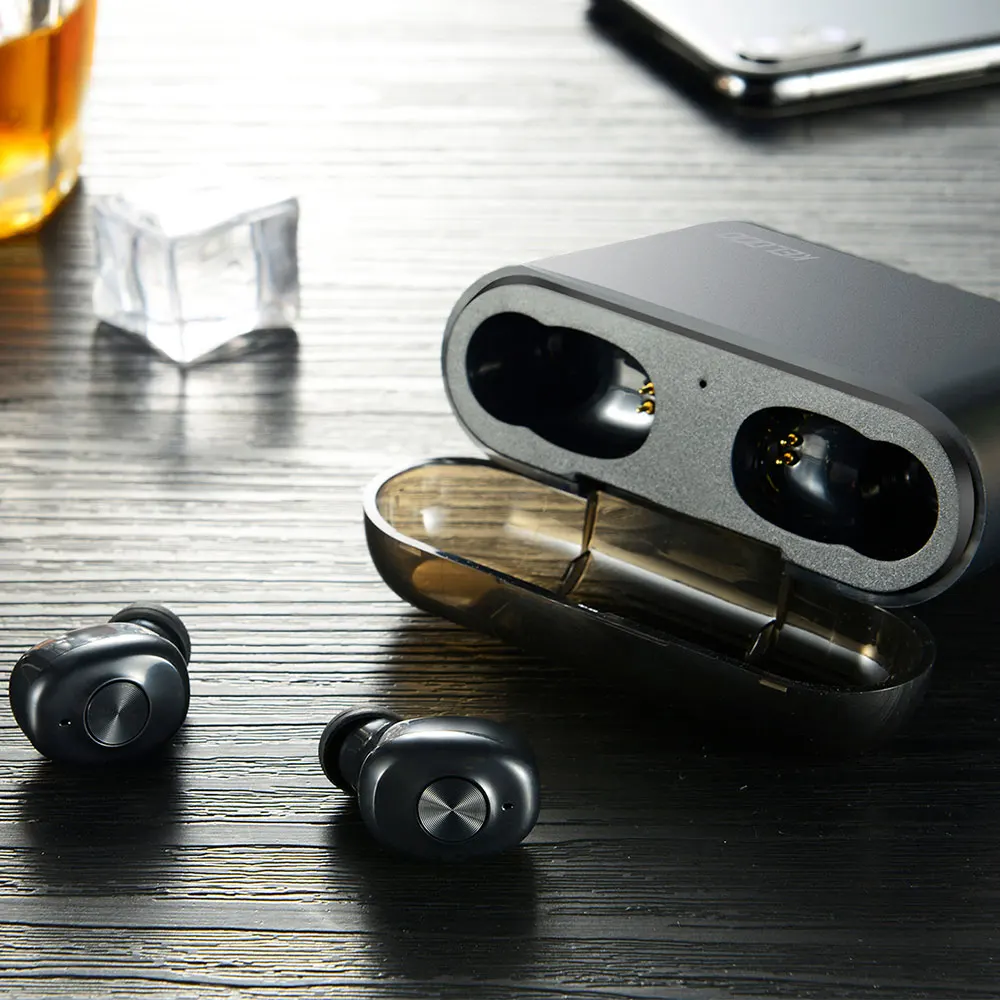 TWS беспроводной Bluetooth 5,0 светодиодный прозрачный HiFi музыка MP4 планшет с зарядным устройством микрофон динамик телефон беспроводные наушники