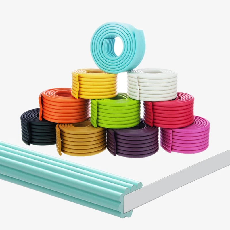 2M Baby Safety Table Desk Strip Edge Wave W-shaped Soft Furniture For Children Bar Protection Home Cushion Guard | Мать и ребенок