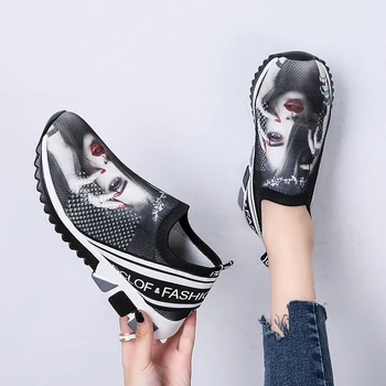 

2020 New Stretch Fabric Socks Shoes Women Shoes Women Vulcanize Shoes Women Sneakers Womens Shoes Woman Trainers Big Size 35-41