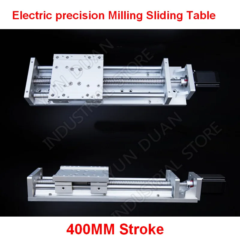 

400MM Stroke CNC Heavy Load Electric Precision Milling Sliding Table Slide Linear Stage SFU1605 C7 Ball Screw SBR Guide Platform
