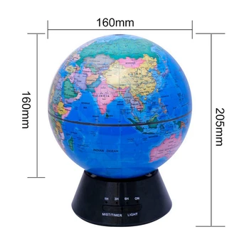 

Aroma Diffuser Air Humidifiers Globe Aroma Lamp Aromatherapy Diffuser Mist Maker 7 Led Light Changing For Home Eu Plug