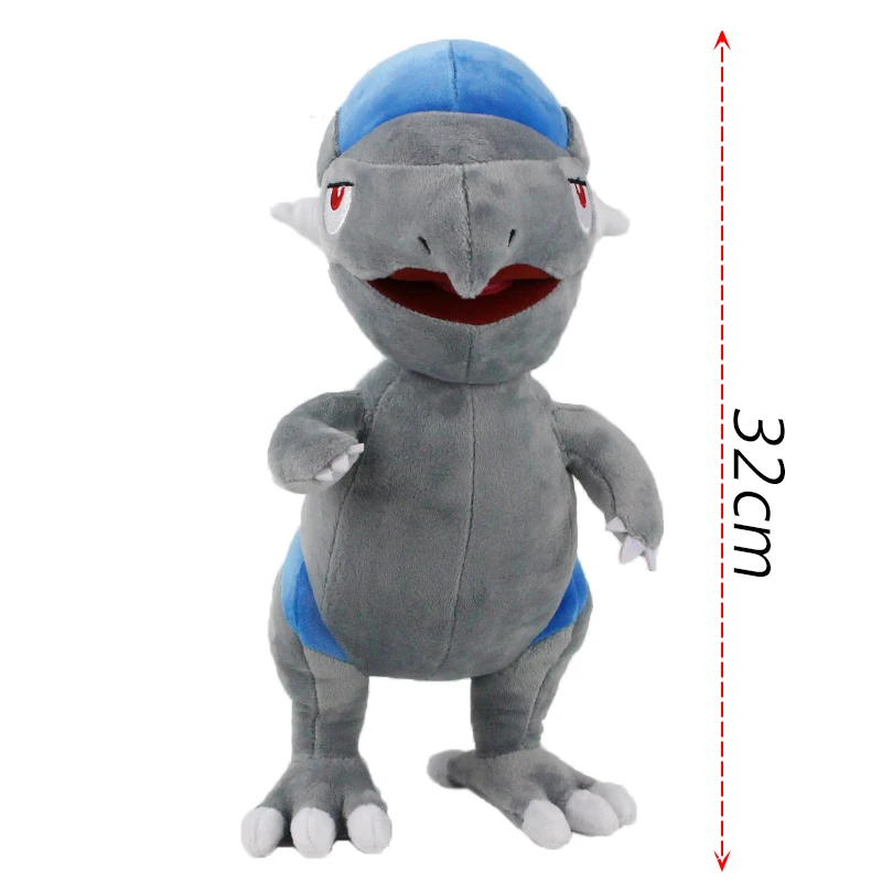 Аниме игрушки Cranidos мягкая плюшевая игрушка кранидос мягкие животные игрушечные драконы 1" 32 см - Цвет: A-32cm-opp bag