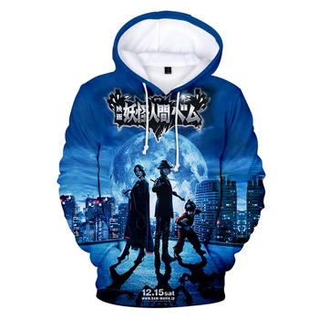 

Yokai Ningen Bem The Movie 3D Hoodies Men Women New Fashion print Popular Movie Yokai Ningen Bem Cap Hoody Sweatshirts Coats