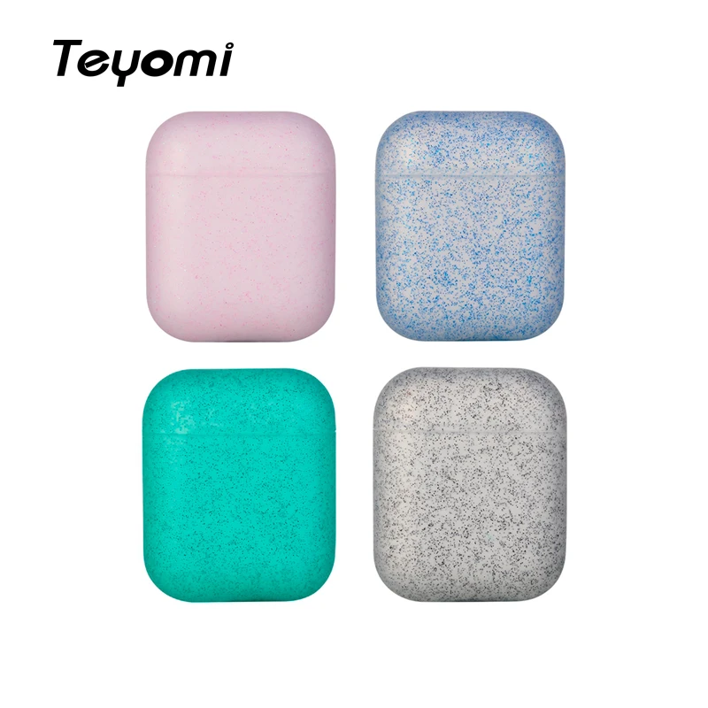Чехол Airpods Защитный Мягкий силиконовый чехол Teyomi с ремешком для Apple Airpods/Airpods 2