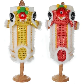 

Pet Dog Clothes Festive Cosplay Dragon Dance Clothing for Puppy dog Ropa Perro French Bulldog Clothing For Dogs Pets Clothing