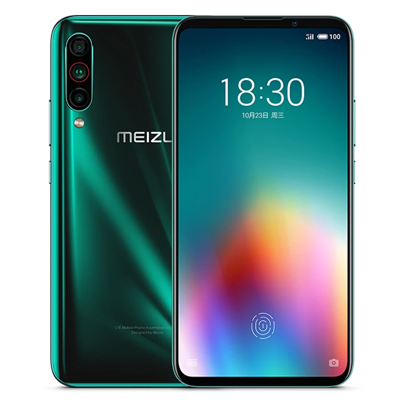 Meizu 16 T, 4G LTE, 6 ГБ, 128 ГБ, Восьмиядерный процессор Snapdragon 855, экран 6,5 дюйма, 2232x1080 P, FHD экран, три камеры заднего вида, сотовый телефон