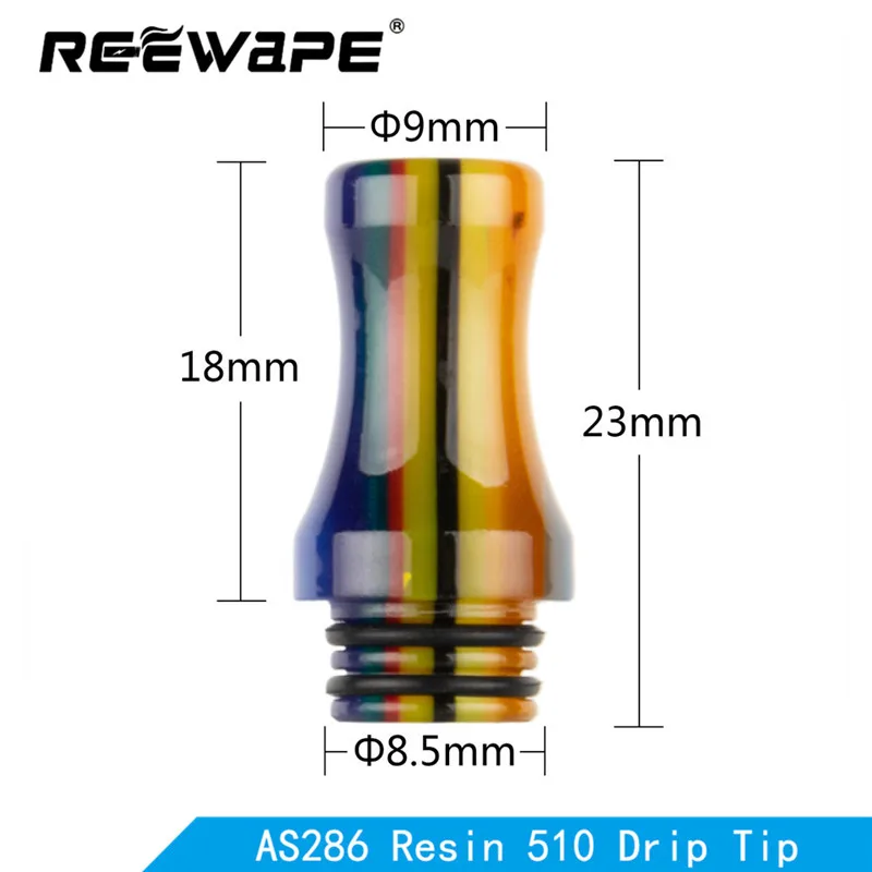 Reewape Смола 510 капельный наконечник для rta бак аксессуары для электронных сигарет