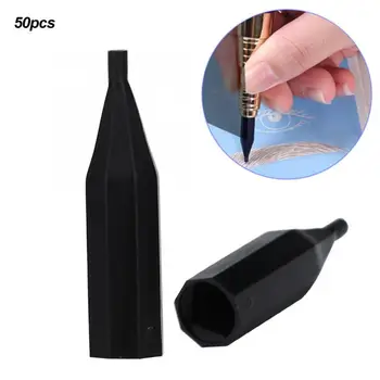 

Tatoo Machine Microblading Needles 50pcs Disposable Tattoo Needle Cap for Microblading Permanent Makeup Machine Needle Needle