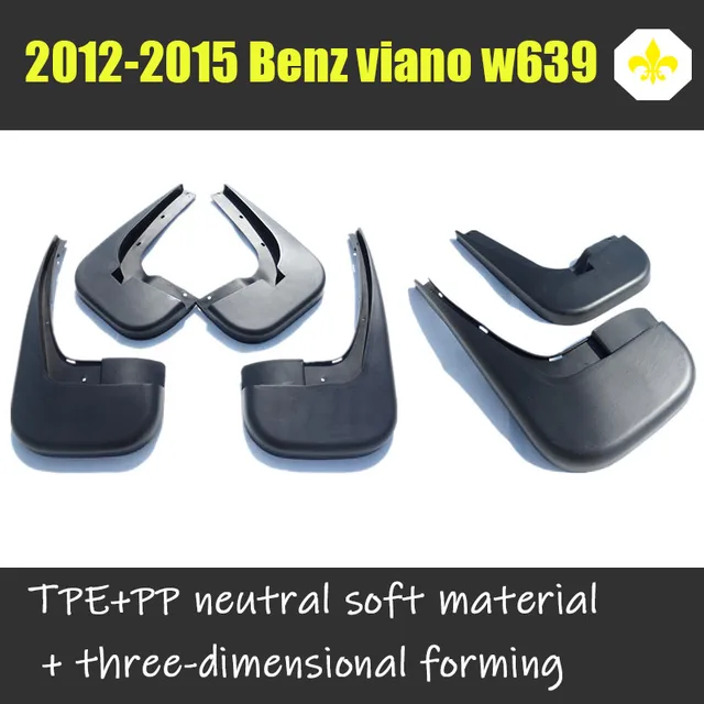 For Mercedes Benz V-class Vito W447 Viano W639 Mudguards Benz V250 Car  Fenders W639 Mud Flaps Vito Splash Guards 2016-2019 - Mudguards - AliExpress