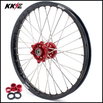 

KKE 1.6*21" Front Motorcycle Rim Wheels For HONDA CRF250R 2004-2013 CRF450R 2002-2012 Red CNC