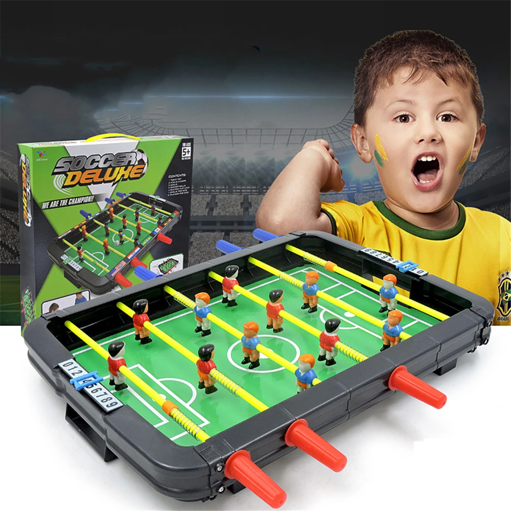 Table Soccer Mini Football Toy, Desktop Interactive Game, Party Multiplayer Entertainment, Boys Football Match, 36*35*5.5cm