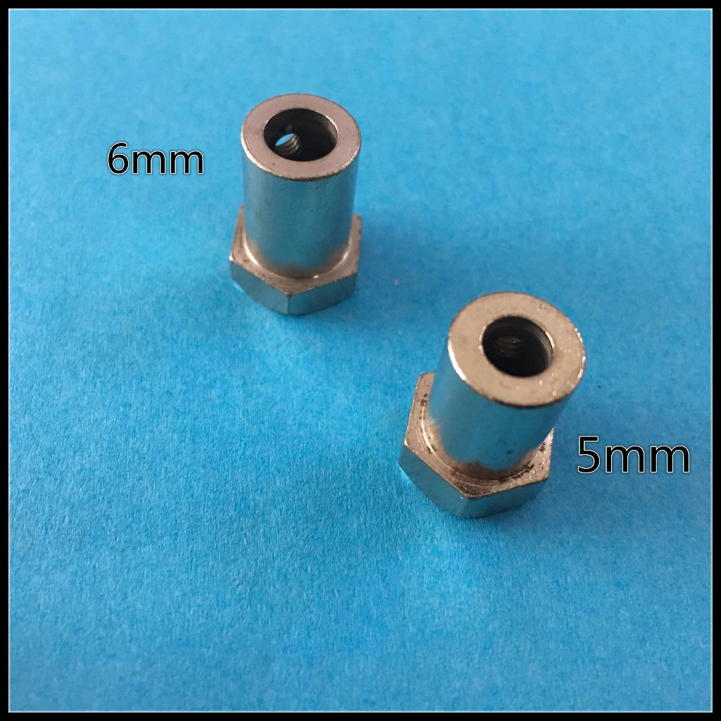 

J258Y 5/6mm Stainless steel/#45 steel DIY Shaft Couplings with Screws Drop Shipping