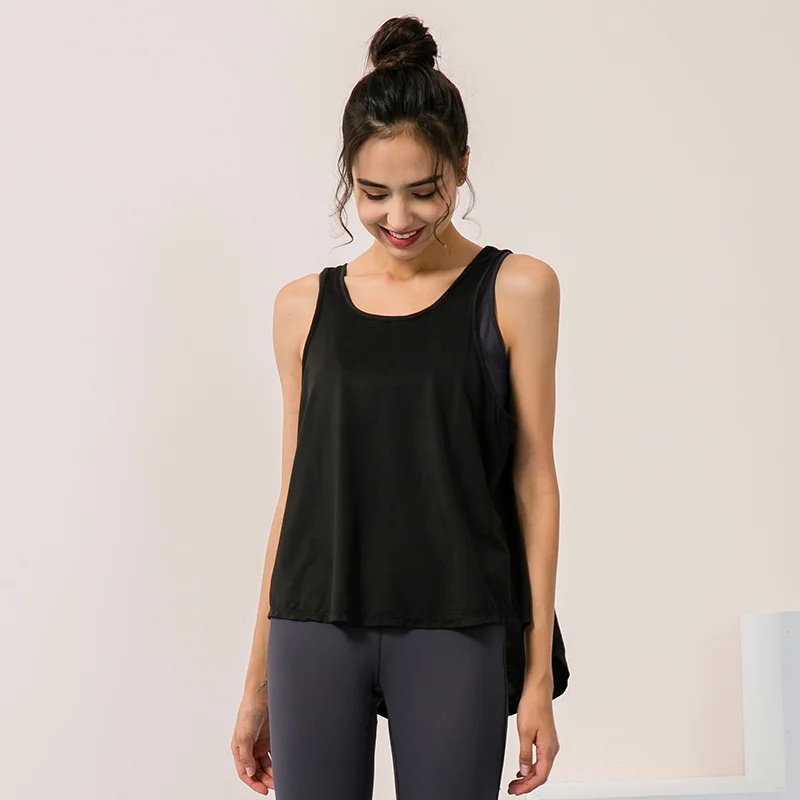 New Yoga Tops Women Gym Vest Fitness Sport Top Sleeveless Running Yoga shirt Quick Dry Sport Top Loose Shirts sports t shirt,yoga top,yoga shirt,sports shirt
