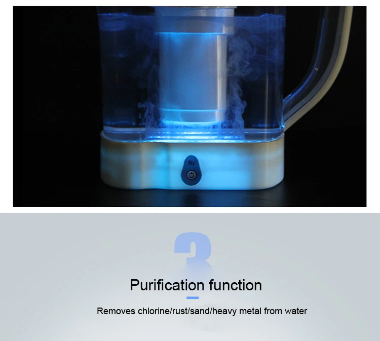 2Л водородный генератор воды чайник водород богатый фильтр для кувшина машина водородный генератор ионизатор воды