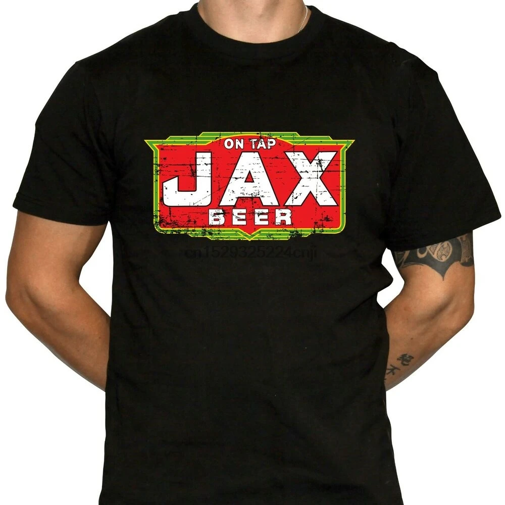 JAX BEER T-Shirt (Weathered Version) - 64000 Black Shirt FREE SHIPPING |