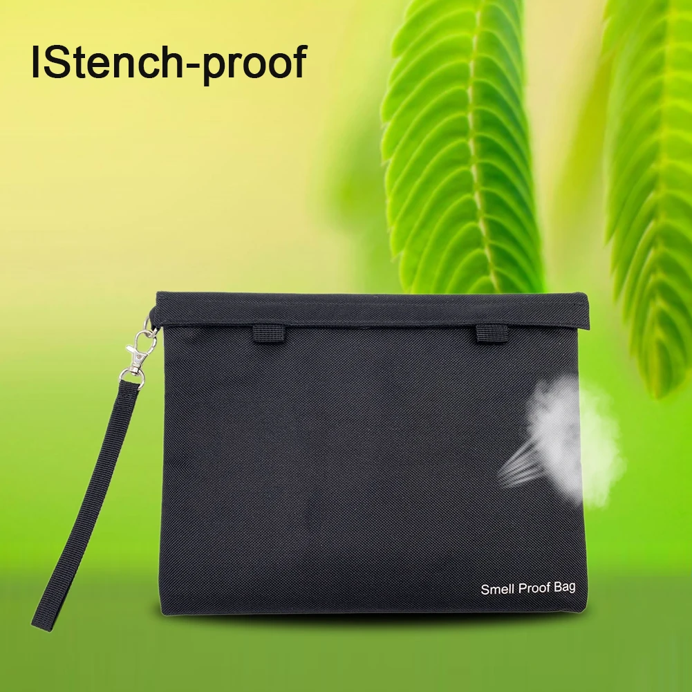 Smell Proof Bag Travel Detachable Handle Tobacco Pouch Storage Tea Odor Protection Portable Waterproof Magic Sticker Container Smell Proof Bag Travel Detachable Handle Tobacco Pouch Storage Tea Odor Protection Portable Waterproof Magic Sticker Container