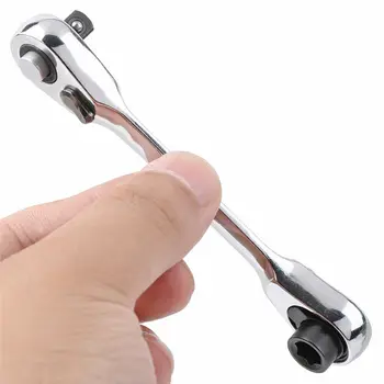 

Supply Ratchet Wrench 1pc Chrome Vanadium Steel Silver 72 Tooth Sockets