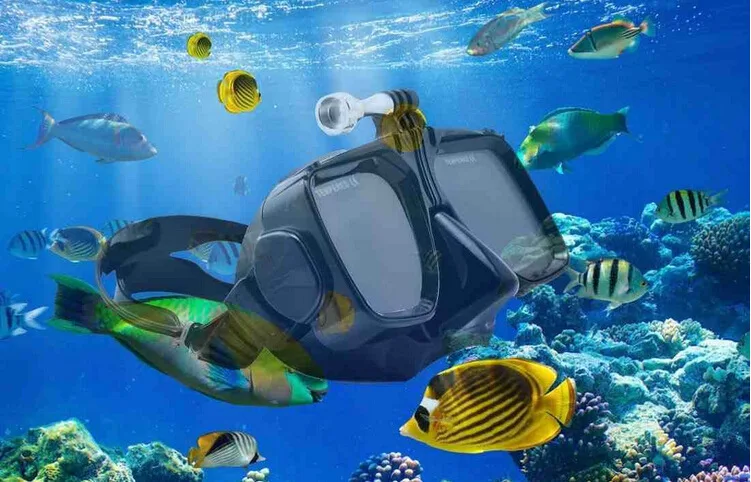 GoPro аксессуары GoPro Hero7/6/5 DJI экшн Камера очки для дайвинга для Водонепроницаемый повязка на глаза