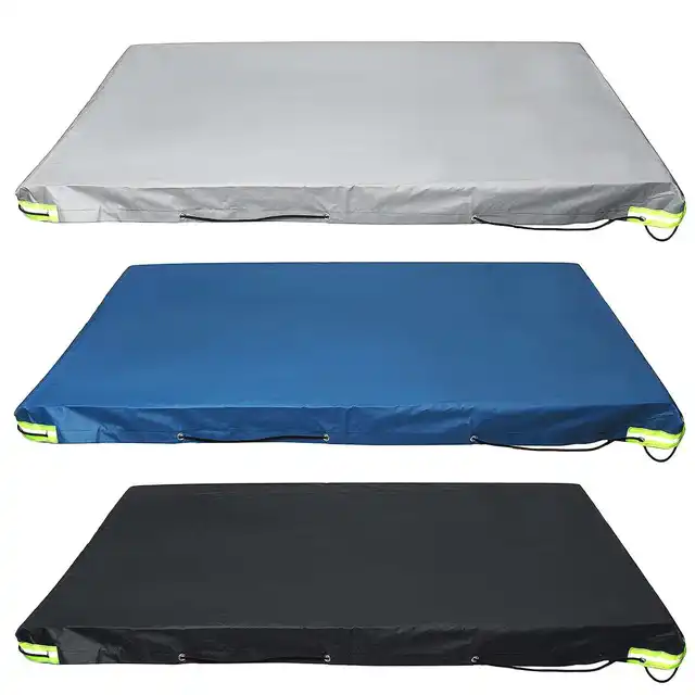 S/M/L/XL/XXL Oxford Cloth Square Cover Dust-proof Waterproof Canopy For Sandbox Truck Trailer Camper Van Caravan 2