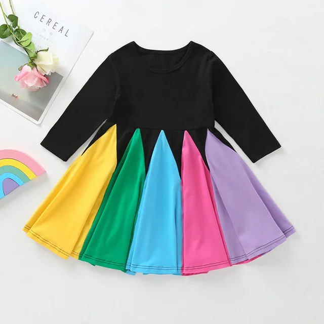 Casual-Baby-Girls-Dresses-Cute-Girls-white-T-Shirt-Hooded-Dress-Rainbow-Dress-Suit-Cute-Kids.jpg_640x640 (5)