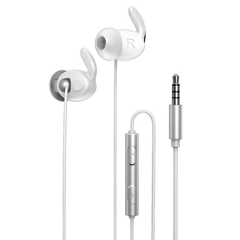 REMAX 2 Pcs RM 625 Wired Headset Metal Music Call Wired Headset 3 5MM o Interface White Black