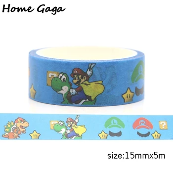 

10pcs/lot Homegaga plumber cartoon fashion cartoon funny Washi diy Scrapbooking Adhesive Masking Tape Printed stickers D2002