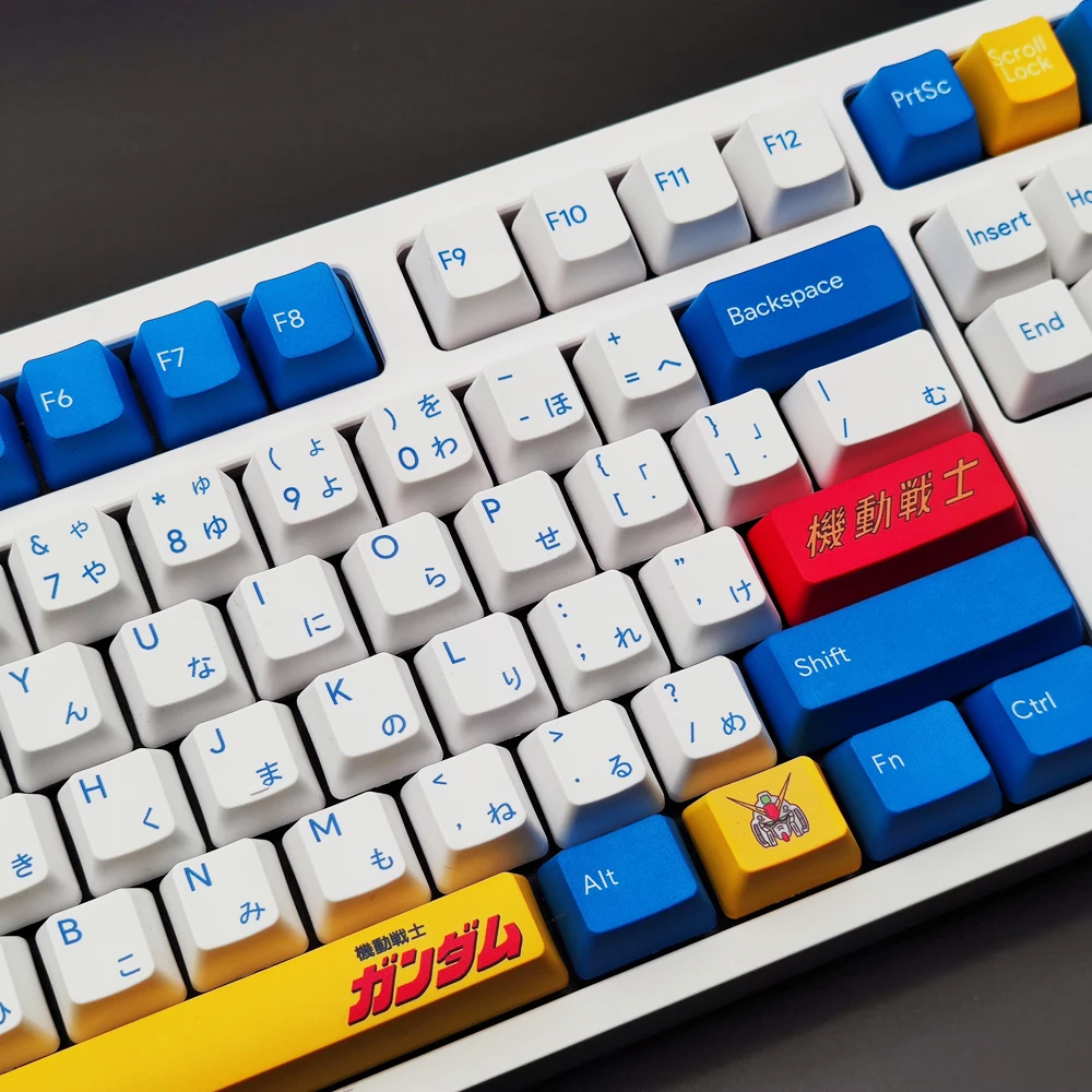Color : Black YXYX Gaming Keyboard Keycaps 108key PBT Keycap Dye Sublimation OEM Profile Japanese Anime Keycap for Mechanical Keyboard Keyboard Key Replacement and Update