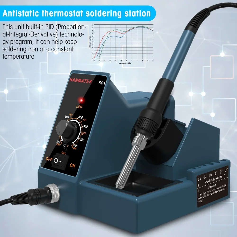 Digital Display Constant Temperature Soldering Station Adjustable Temperature Home Repair Soldering Iron Soldering Gun 60W rework station