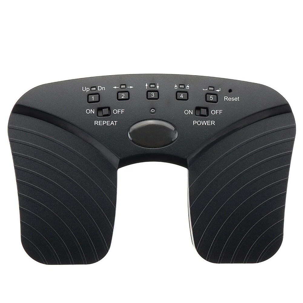  Practical Music Pedal Smart ABS Black Portable Bluetooth Guitar Tablets Page Flipper Wireless Recha