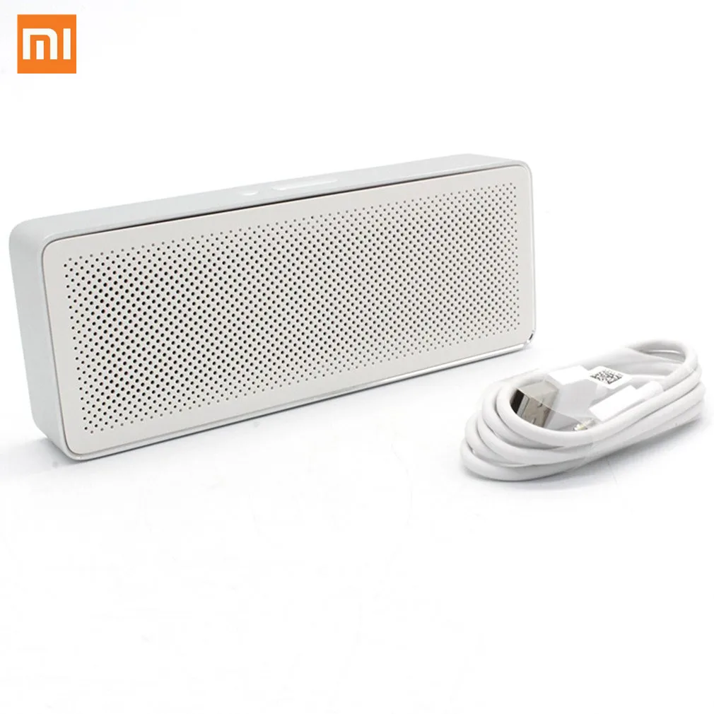 Xiaomi Mi Bluetooth Speaker Basic 2 Square Box 2 Stereo Portable Bluetooth 4.2 white High Definition HD Sound Quality Play