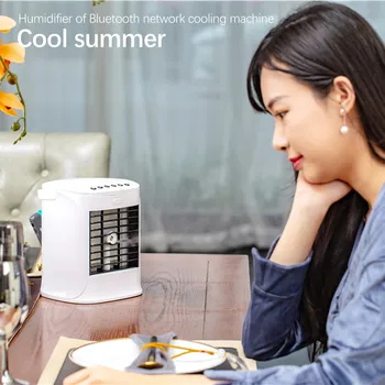 

USB Charging Portable Multifunction Air Conditioning Fan Home Refrigerator Coole breeze blast personal air cooler WY522