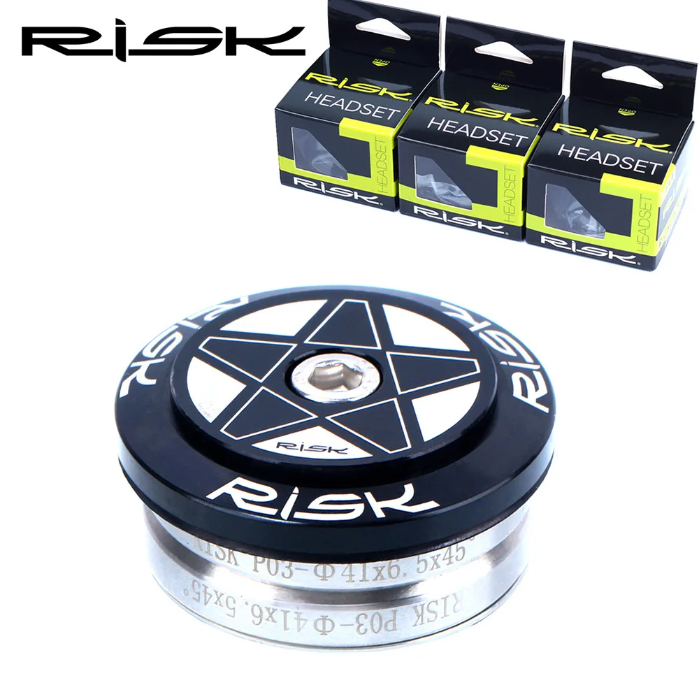 

Risk Highway Fixed Gear 41/41. 8/42 Straight Headset Built-in Fully Hidden Bearing 28.6 Girder Fork