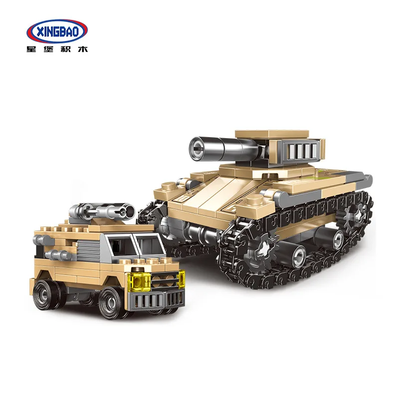 

XINGBAO Xb-13005 Emperor Tank Eight in One Transformation Toy Boy Educational Assembled Fight Inserted Small Particles Building