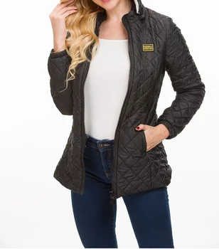 

Ladies Punk Short Jackets 2019 Autumn Winter Basic Jackets Women Black Short Parkas Coat Casual Zipper Thick Warm Parkas Women